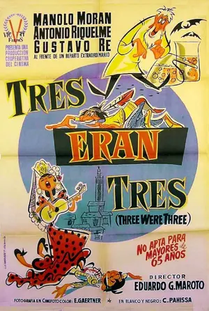 Tres eran tres Poster