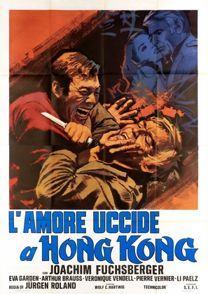 Das M&auml;dchen von Hongkong - Italian Movie Poster (thumbnail)