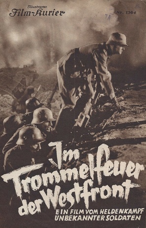 Im Trommelfeuer der Westfront - German poster (thumbnail)