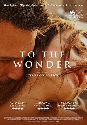 To the Wonder - Spanish Movie Poster (thumbnail)