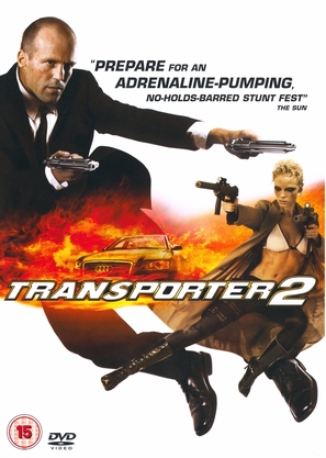Transporter 2 - British DVD movie cover (thumbnail)