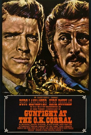 Gunfight at the O.K. Corral - British Re-release movie poster (thumbnail)