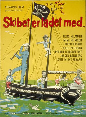 Skibet er ladet med - Danish Movie Poster (thumbnail)