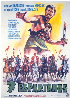 I sette gladiatori - Spanish Movie Poster (thumbnail)
