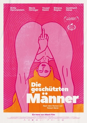 Die gesch&uuml;tzten M&auml;nner - German Movie Poster (thumbnail)