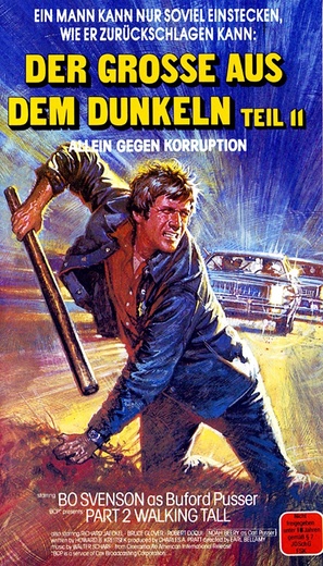 Part 2 Walking Tall - German VHS movie cover (thumbnail)