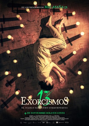 13 exorcismos - Spanish Movie Poster (thumbnail)