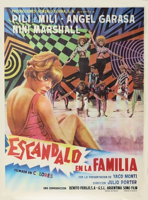 Esc&aacute;ndalo en la familia - Mexican Movie Poster (thumbnail)