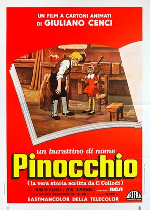 Un burattino di nome Pinocchio - Italian Movie Poster (thumbnail)