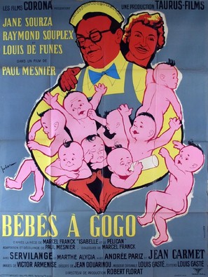 B&egrave;b&egrave;s &agrave; gogo - French Movie Poster (thumbnail)