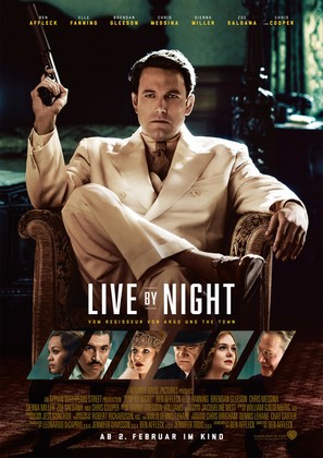 Live by Night - German Movie Poster (thumbnail)