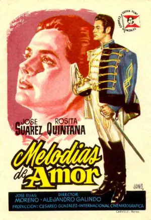 Tres melod&iacute;as de amor - Spanish Movie Poster (thumbnail)