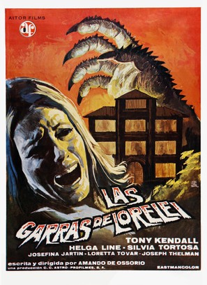 Las garras de Lorelei - Spanish Movie Poster (thumbnail)