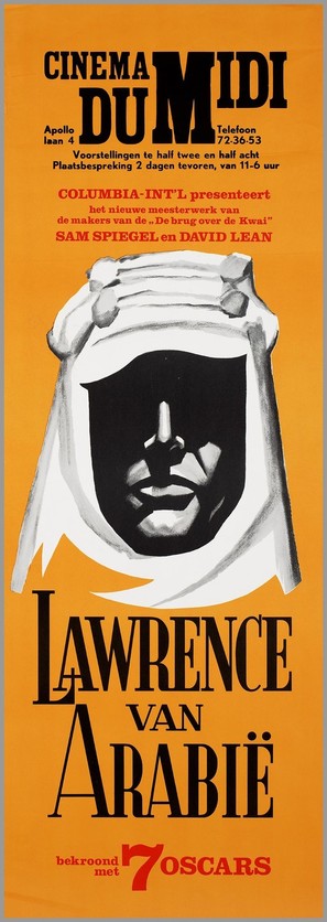 Lawrence of Arabia - Dutch Movie Poster (thumbnail)