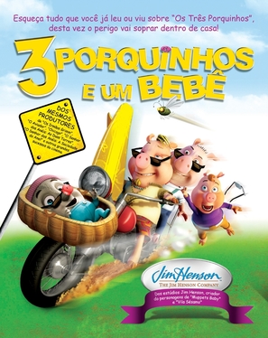 Unstable Fables: 3 Pigs &amp; a Baby - Brazilian Movie Poster (thumbnail)
