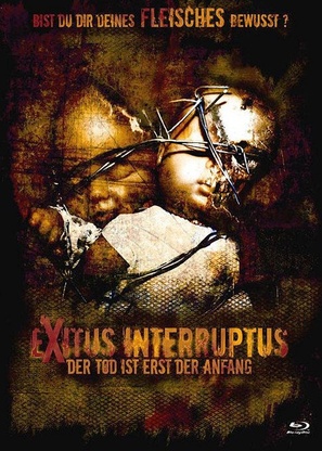 Exitus interruptus - Der Tod ist erst der Anfang - German Blu-Ray movie cover (thumbnail)