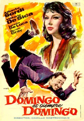 Domenica &egrave; sempre domenica - Spanish Movie Poster (thumbnail)