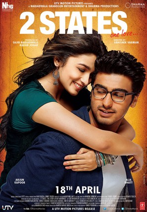 2 States - Indian Movie Poster (thumbnail)