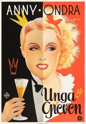 Der junge Graf - Swedish Movie Poster (thumbnail)