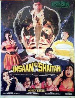 Insaan Bana Shaitan - Indian Movie Poster (thumbnail)
