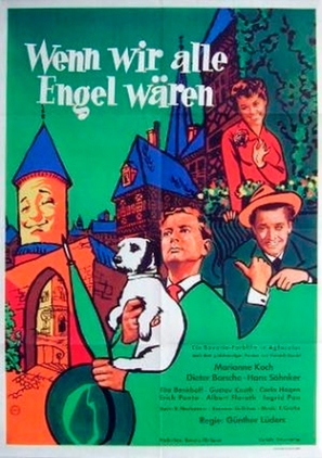 Wenn wir alle Engel w&auml;ren - German Movie Poster (thumbnail)