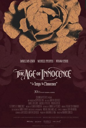 The Age of Innocence - French Re-release movie poster (thumbnail)