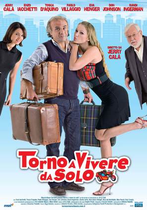 Torno a vivere da solo - Italian Movie Poster (thumbnail)