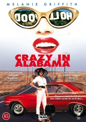 Crazy in Alabama - Danish DVD movie cover (thumbnail)