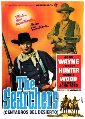 The Searchers - Spanish Movie Poster (thumbnail)