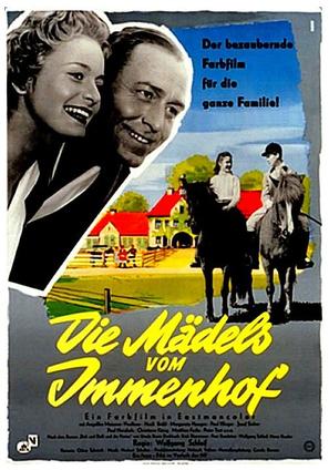 Die M&auml;dels vom Immenhof - German Movie Poster (thumbnail)