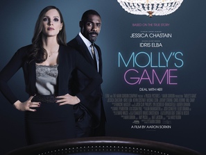 Molly&#039;s Game - British Movie Poster (thumbnail)