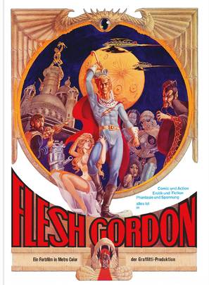 Flesh Gordon - German Movie Cover (thumbnail)