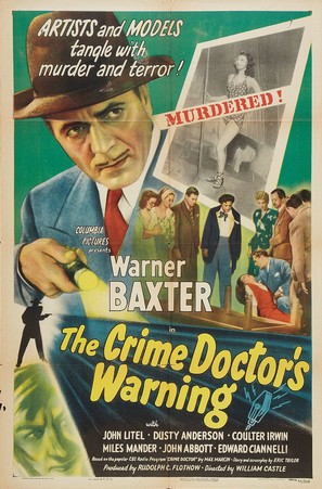 Crime Doctor&#039;s Warning - Movie Poster (thumbnail)