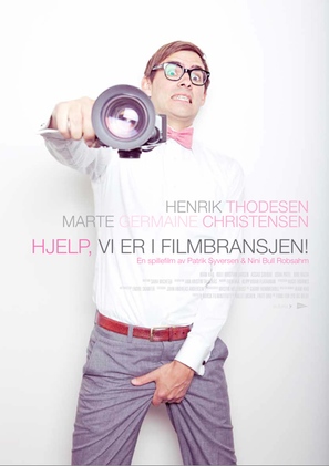 Hjelp, vi er i filmbransjen! - Norwegian Movie Poster (thumbnail)