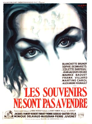 Les souvenirs ne sont pas &agrave; vendre - French Movie Poster (thumbnail)