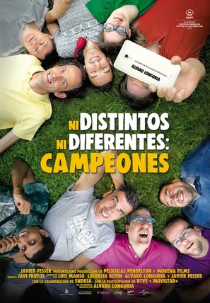 Ni distintos ni diferentes: Campeones - Spanish Movie Poster (thumbnail)