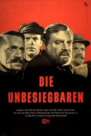 Die Unbesiegbaren - German Movie Poster (thumbnail)