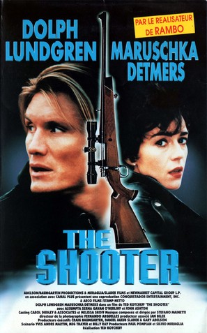 The Shooter - Belgian VHS movie cover (thumbnail)