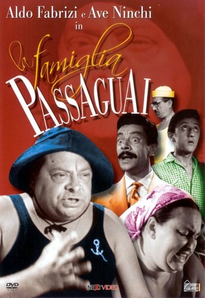 La famiglia Passaguai - Italian DVD movie cover (thumbnail)