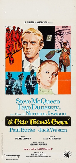 The Thomas Crown Affair - Italian Movie Poster (thumbnail)