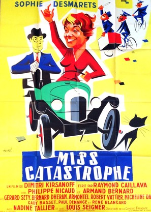 Miss Catastrophe - French Movie Poster (thumbnail)