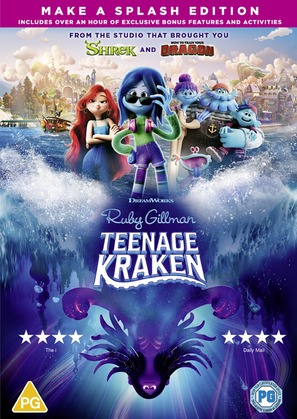 Ruby Gillman, Teenage Kraken - British DVD movie cover (thumbnail)