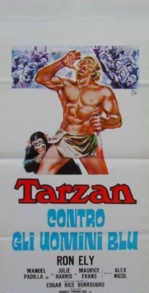 Tarzan and the Four O&#039;Clock Army - Italian Movie Poster (thumbnail)