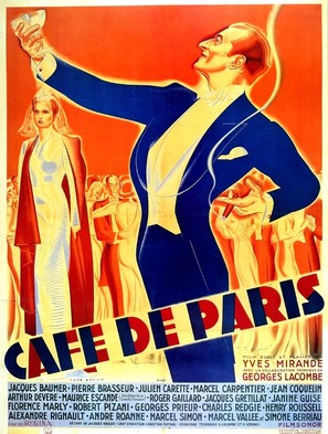Caf&eacute; de Paris - French Movie Poster (thumbnail)