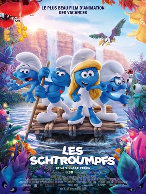 Smurfs: The Lost Village - French Movie Poster (thumbnail)