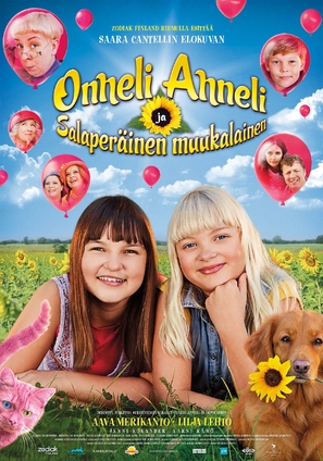 Onneli, Anneli ja Salaper&auml;inen muukalainen - Finnish Movie Poster (thumbnail)