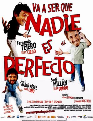 Va ser que nadie es perfecto - Spanish Movie Poster (thumbnail)