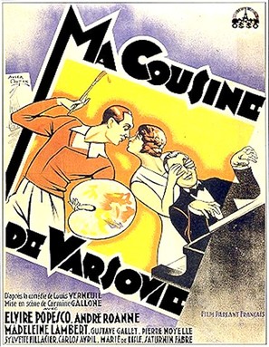 Ma cousine de Varsovie - French Movie Poster (thumbnail)