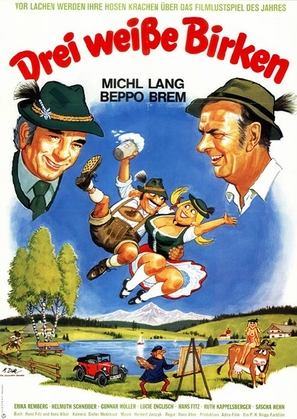 Drei wei&szlig;e Birken - German Movie Poster (thumbnail)