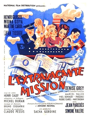 L&#039;extravagante mission - French Movie Poster (thumbnail)